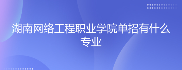 湖南網(wǎng)絡(luò)工程職業(yè)學(xué)院?jiǎn)握袑?zhuān)業(yè)解讀 聚焦網(wǎng)絡(luò)工程設(shè)計(jì)，培育數(shù)字時(shí)代技術(shù)人才